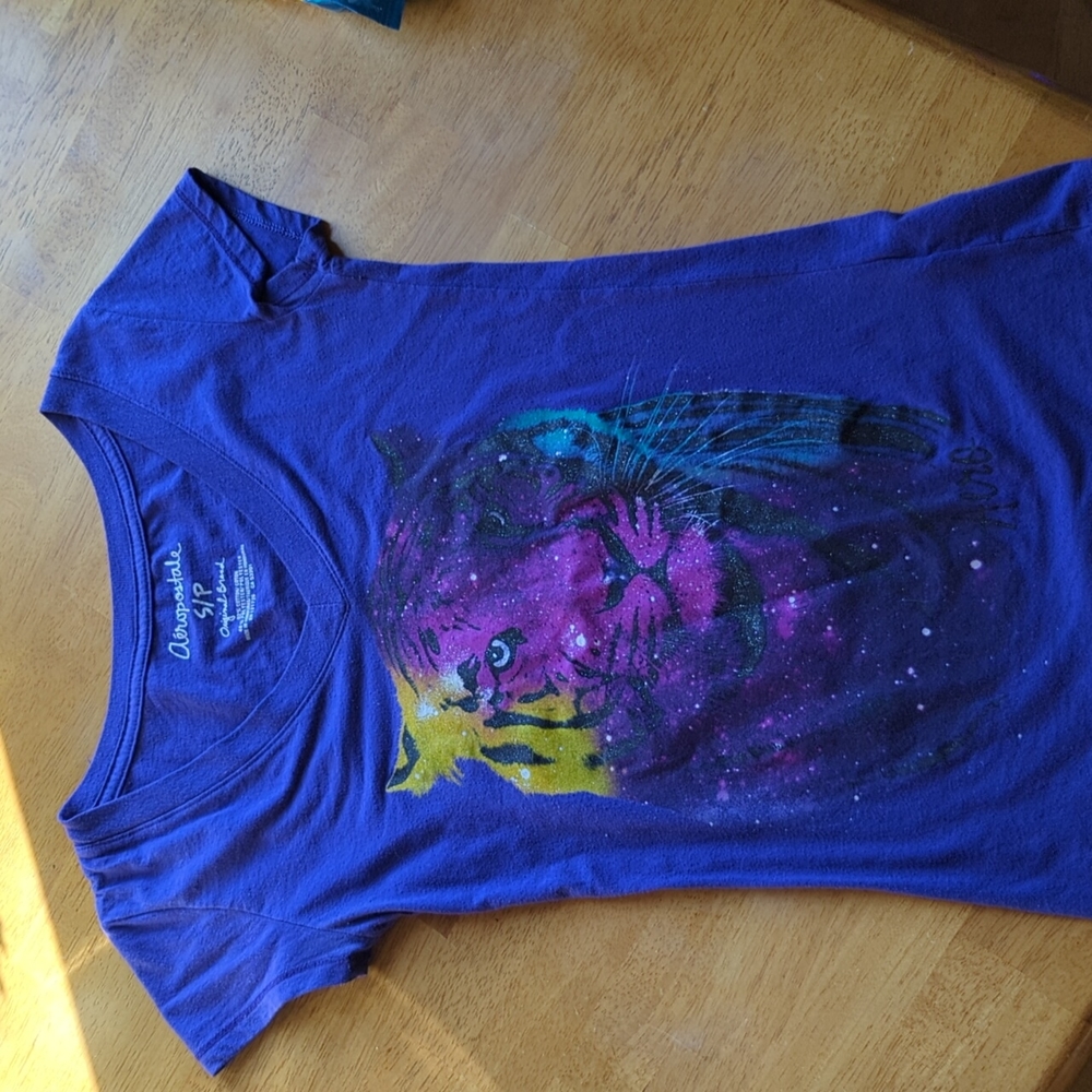 Purple tiger t-shirt